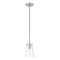 Z-Lite Kira Pendant, 1-Light, 5 In.W x 8 In.H, Brushed Nickel/Clear 7508MP-BN - alternate 7